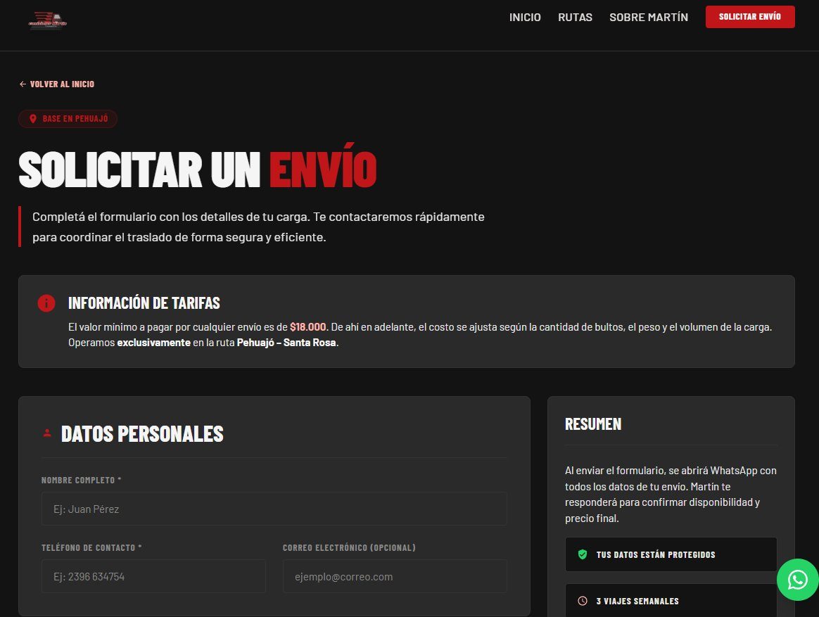 Formulario de envío