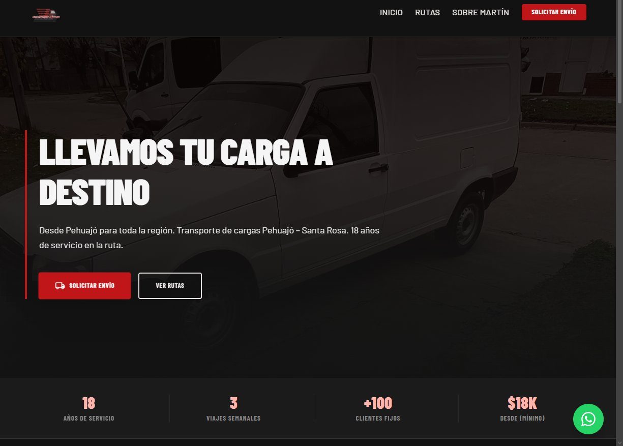 Transporte Martín — escritorio